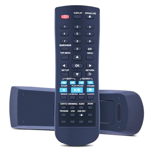 Image of Snrigw N2QAYA000015 Replacement Remote Control Compatible with Panasonic DVD Player DVD-S48 DVD-S500 DVD-S500EB-K DVD-S700 DVD-S68 DVD-S485 DVD-S38 DVD-S58 DVD-S500EP-K DVD-S700EP-K DVDS48 DVDS68