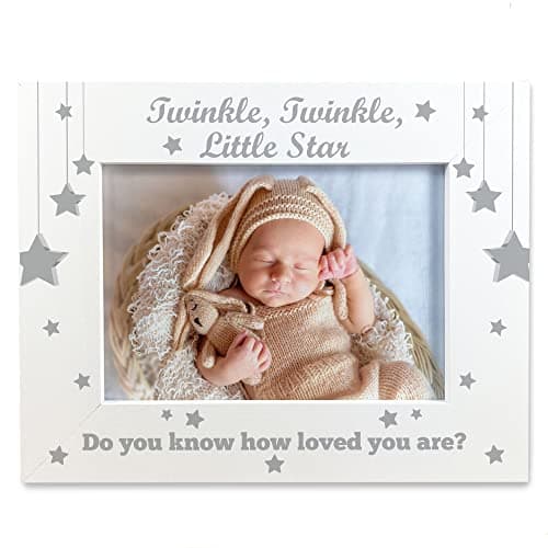Image of Red Ocean Baby Gift Photo Frame Twinkle Twinkle Little Star New Baby Gifts Baby Shower Present Baby Boy Girl Congratulations Gift Nursery Decor