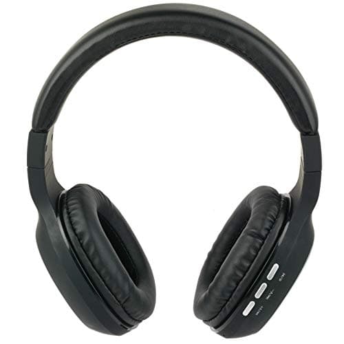 Image of INTEMPO EE3790BLKSTKEU WDS20 Bluetooth Wireless Rechargeable Headphones with Built-In Mic, Black, 17cm