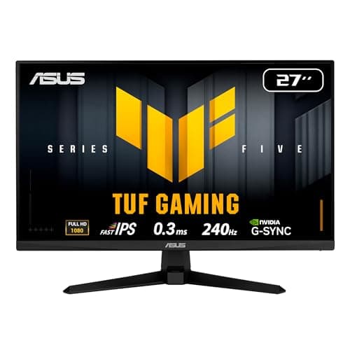 Image of ASUS TUF Gaming Series 5, VG279QM5A Gaming Monitor, 27 inch Full HD Fast IPS panel, 240Hz, 0.3ms , G SYNC compatible, AMD FreeSync Premium, ELMB SYNC, 99% sRGB, DisplayWidget Center, Gaming AI