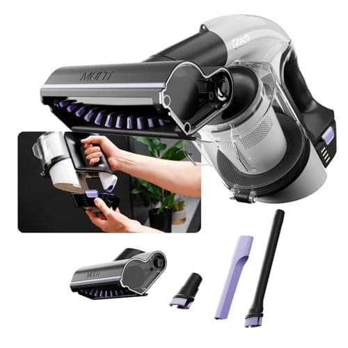 Image of Gtech Multi Platinum | Cordless Lightweight Handheld Vacuum Cleaner | Reinforced with Aluminium | Rechargeable 22V 3350mAh Lithium Battery | Powered Brush Bar | 30 Mins Runtime