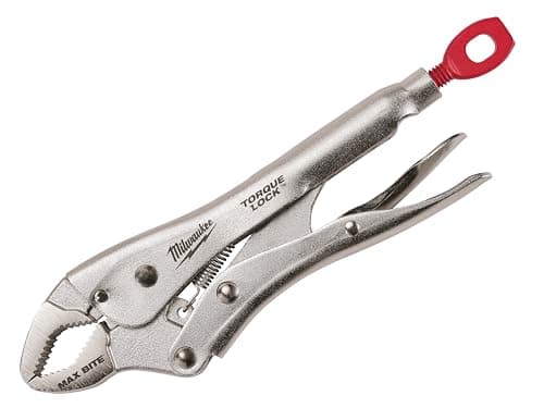 Image of Milwaukee Grip Pliers MAX BITE with V-Profile Jaws, Silver, (4932471730)