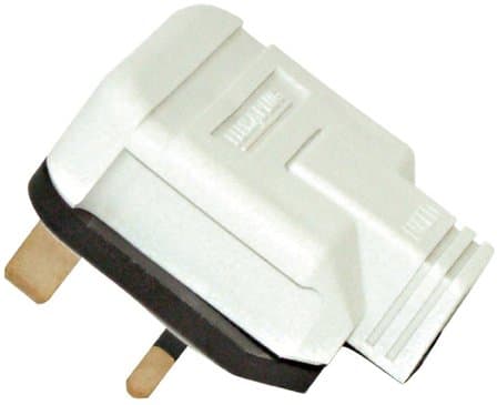 Image of BG Rubber Plug Top 13A Heavy Duty White HDPT13W
