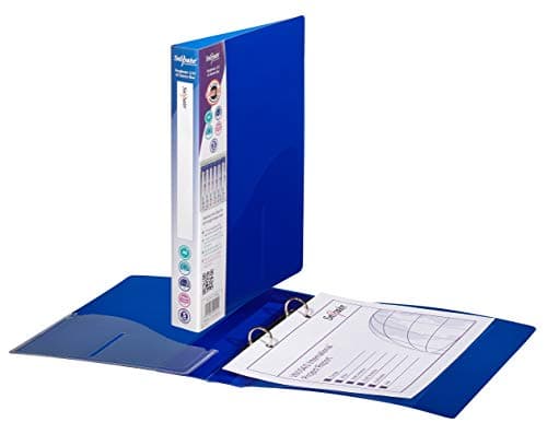 Image of Snopake A5 2 O-Ring 15 mm RingBinder – Electra Blue [Pack of 10] Ref: 10109