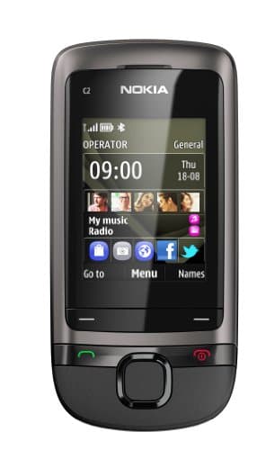 Image of Nokia C2-05 Sim Free Mobile Phone - Dark Grey