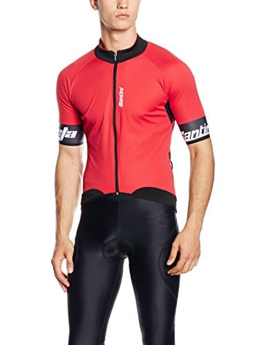 Image of Santini Short Sleeve Jersey - Red, Large