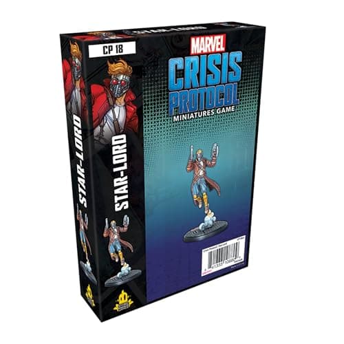 Image of Atomic Mass Games | Marvel Crisis Protocol: Character Pack: Star-Lord | Miniatures Game | Ages 10+ | 2+ Players | 45 Minutes Playing Time