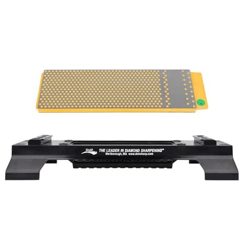 Image of DMT WM8EF-WB 8-Inch Extra Fine/Fine DuoSharp Plus Bench Stone with Base - Grey