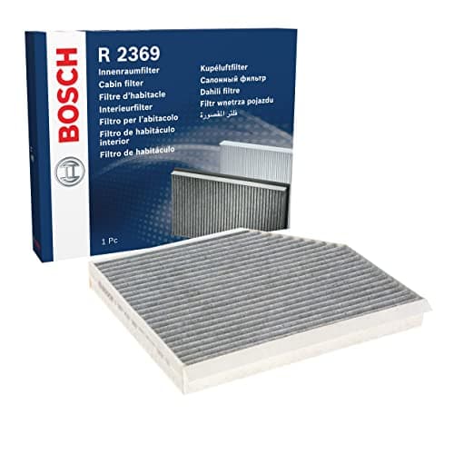 Image of Bosch R2369 Activated Carbon Cabin Filter, Replacement Filter - Against Unpleasant Smells, Pollen and Dust for Cleaner Air Inside the Vehicle