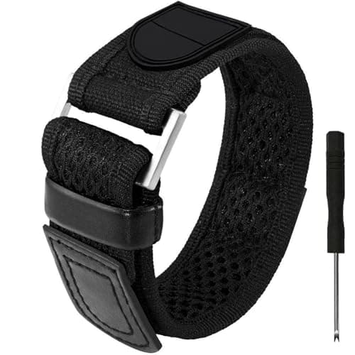 Image of Premium Watch Band/Carbon Strap Replacement for Luminox Navy Seals Series 3000, 3900-23 mm - Black Luminox Watch Band