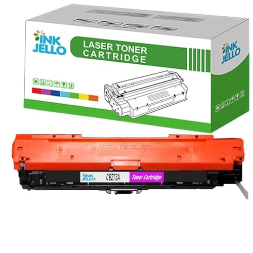 Image of InkJello Remanufactured Toner Cartridge Replacement for HP Colour LaserJet CP5520 CP5525dn CP5525n CP5525xh Enterprise M750dn M750n M750xh CE273A (Magenta)