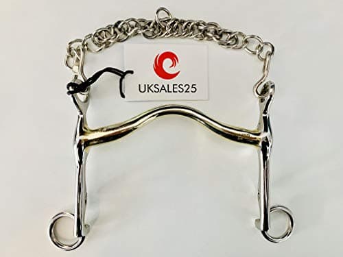 Image of UKSALES25 Weymouth Fixed Cheek German Silver & Stainless Steel (6.5 INCHES)
