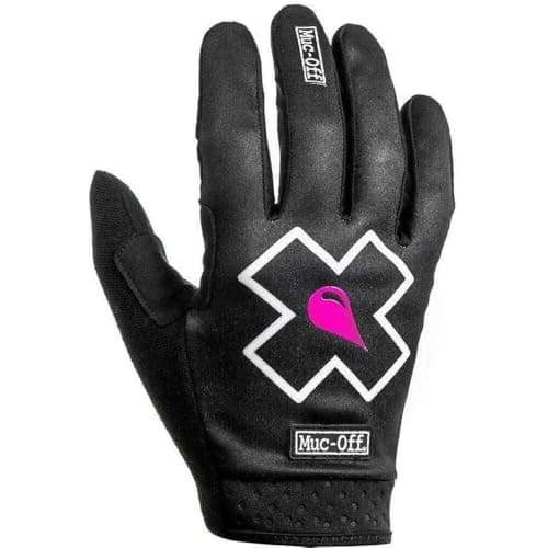 Image of Muc Off Rider Gloves Black - Ergonomic Cycling Gloves with Ultimate Grip and Microfibre Thumb - Premium MTB Bike Accessories for Men and Women - XXL