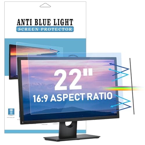 Image of LAMA 22 Inch Blue Light Blocking Screen Protector, Universal Computer Monitor Screen Filter (WxH:19.17"*10.78"), Anti Blue Light, Anti Glare, Anti-UV, Eye Protection, Reduce Eye Strain(22" 16:9)