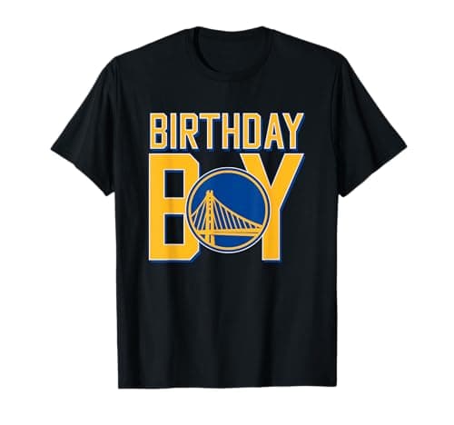 Image of NBA Birthday Boy Golden State Warriors Logo T-Shirt