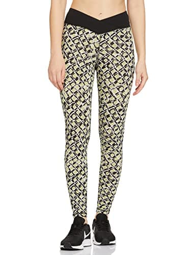 Image of Reebok Womens Myt Cotton Leggings Gym Sports Bottoms Black XS