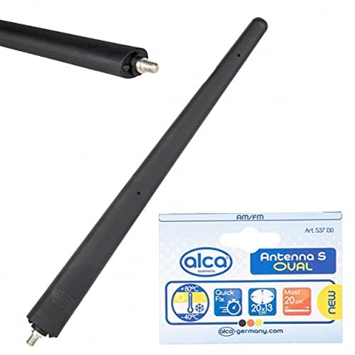 Image of alca Roof Mast Aerial Fits Fiat 500 M5 M6 size Oval 20cm (M5)