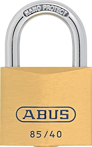 Image of ABUS 02512 63mm Long Shackle Service Brass Padlock with 706 Alike Keyed