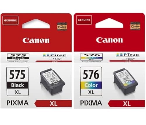 Image of Canon PG-575XL Black & CL-576XL Colour Ink Cartridges