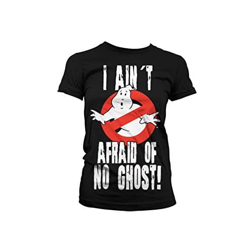Image of Officially Licensed Merchandise I Ain´t Afraid of No Ghost Women T-Shirt (Black), Small