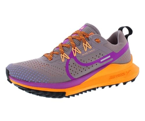 Image of NIKE Womens React Pegasus Trail 4 Running Trainers DJ6159 Sneakers Shoes (UK 4 US 6.5 EU 37.5, Purple Smoke Vivid Purple 500)