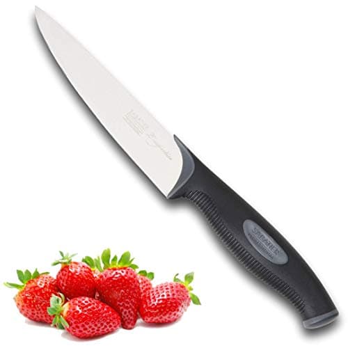 Image of Sabatier Professional L’Expertise 6pc Revolving Knife Block Set – Chrome Molybdenum Stainless Steel, Finely Ground Razor-Sharp Blades, Ergonomic Soft Grip Handles.