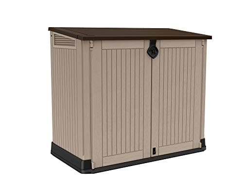 Image of Keter Store It Out Midi Outdoor Garden Shed, Taupe/Beige, 800 Litres