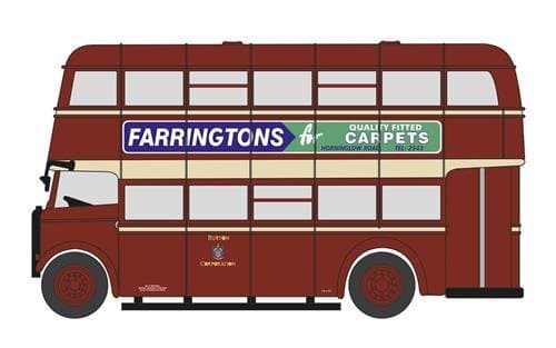 Image of 6 Anglesey Rd via Station & Uxbridge St Guy Utility Bus Burton Corporation 1:76 Corgi Model