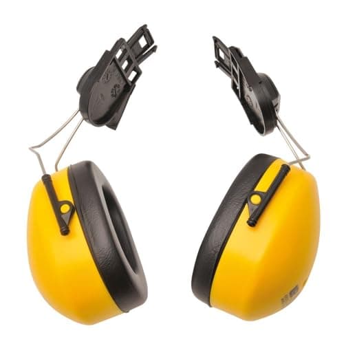 Image of Portwest Clip-On Ear Protector, Size: One Size, Colour: Yellow, PW42YER