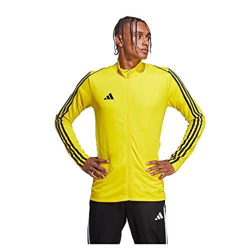 Image of adidas Men's Tiro 23 League Training Track Top Tracksuit Jacket, Team Yellow, L