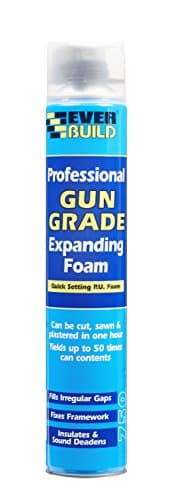 Image of Everbuild Professional Quick Setting Gun Grade Expanding Foam, 750 ml