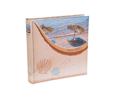 Image of Kenro Holiday Memo Photo Album Beach and Shells 200 Photos 6x4 inch/10x15cm Summer Pool Vacation
