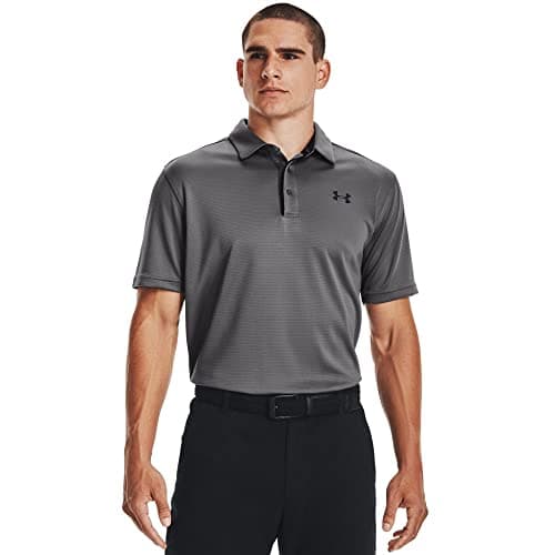 Image of Under Armour Men Tech, Lightweight and Breathable Polo T Shirt for Men, Comfortable Short Sleeve Polo Shirt