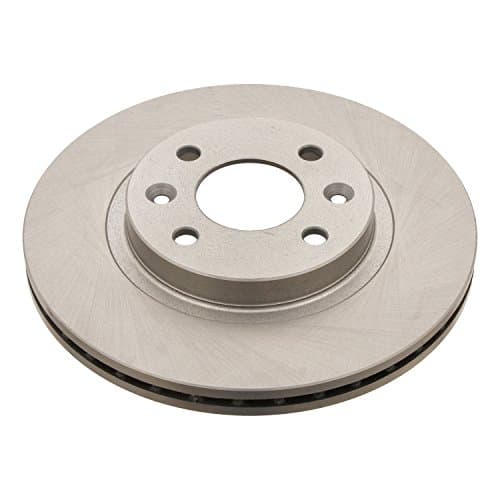 Image of febi bilstein 09073 Brake Disc Set (2 Brake Disc) front, internally ventilated, No. of Holes 4