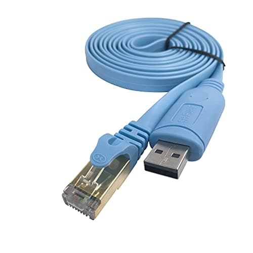 Image of DSD TECH SH-RJ45P USB to Console Cable with PL2303GT chip for Routers Switches 3M/10FT
