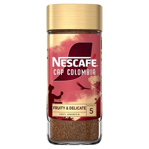 Image of NESCAFÉ Cap Colombia Instant Coffee, Light Roasted 100 Percent Arabica Single Origin Premium Instant Colombian Coffee, 95g (Pack of 6)