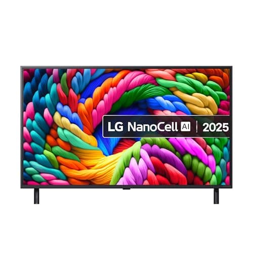 Image of LG 43NANO90A6B, 43 Inch Nano AI 4K Smart TV, webOS 25 Platform, AI Concierge, Alpha 7 AI Processor 4K Gen8, Game Optimiser, ALLM, 60 Hz, 2025