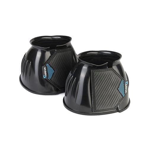 Image of Shires ARMA Gloss Over Reach Boots Cob Black
