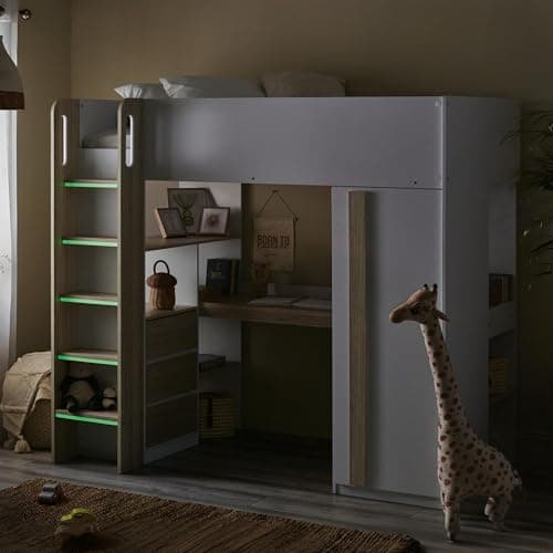 Image of Julian Bowen Ocean Highsleeper Pale Wood & White