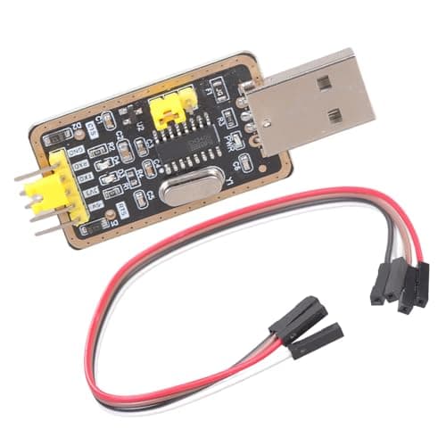 Image of CH340G RS232 to TTLs USB Adapter for Microcontroller Communication and Firmware Debugging USB to Serials Adapter