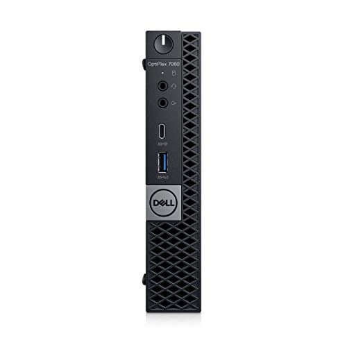 Image of Dell OptiPlex 7060 MFF Micro Mini Tiny Desktop Computer PC i5 8500T 16GB RAM 256GB M.2 NVMe SSD Windows 11 Pro CV3WX (Renewed)