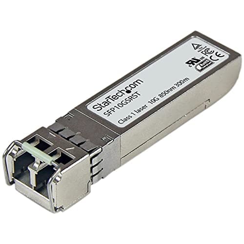 Image of StarTech.com Cisco SFP-10G-SR Compatible SFP+ Module - 10GBASE-SR - 10GbE Multimode Fiber MMF Optic Transceiver - 10GbE SFP+ - LC 300m - 850nm - DDM Cisco Firepower, ASR9000, C9300 (SFP10GSRST)