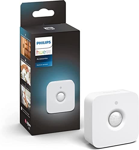 Image of Philips Hue Indoor Motion Sensor with Wireless Control. Smart Lighting Accessory, White