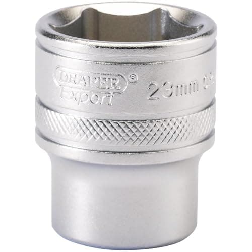Image of Draper 1/2" Drive Satin Finish Hexagon Socket Metric 23mm