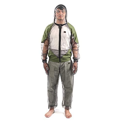 Image of Professional Outdoor Suit, 1Set Breathable Mesh Jacket with Hood and Pants - Net Clothing Protection from Bugs, Gnats, No-See-Ums & Midges