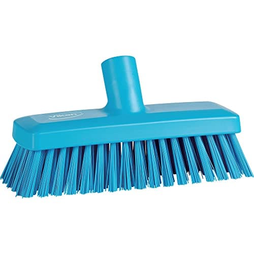 Image of Vikan 70423 Compact Wall/Deck Scrub - Hard - Blue