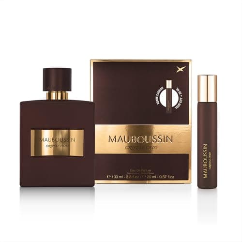 Image of Mauboussin - Pour Lui Cristal Oud 100ml (3.3 Fl Oz) + 20ml Travel Spray (0.67 Fl Oz) - Eau de Parfum for Men - Oriental Scent