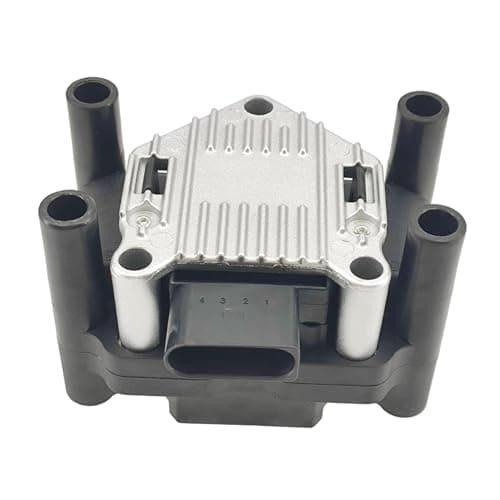 Image of PEIUOK Ignition Coil Pack Compatible with 1996-2016 Audi A2 A3 8L1 8P1 A4 B5 B6 B7 Seat Ibiza MK III IV Leon 1M1 Skoda Octavia 1U VW Beetle Golf MK IV V VI Jetta MK III IV Passat Polo 032905106