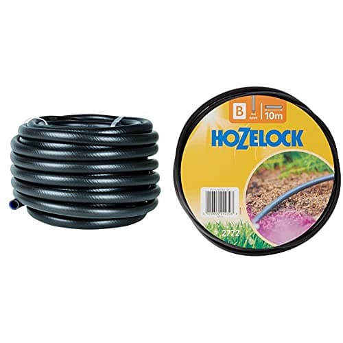 Image of Hozelock 7021 0000 Easy Drip 20m Flexi Hose & 2772P0000 Micro Tube 4mm - 10m, Multi-colour