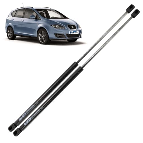 Image of BIAREN 2x Rear Tailgate Boot Gas Struts Springs For Seat Altea XL 5P5 5P8 (2006-2015) Lift Support System 510 (N) 419 MM 5P8827550